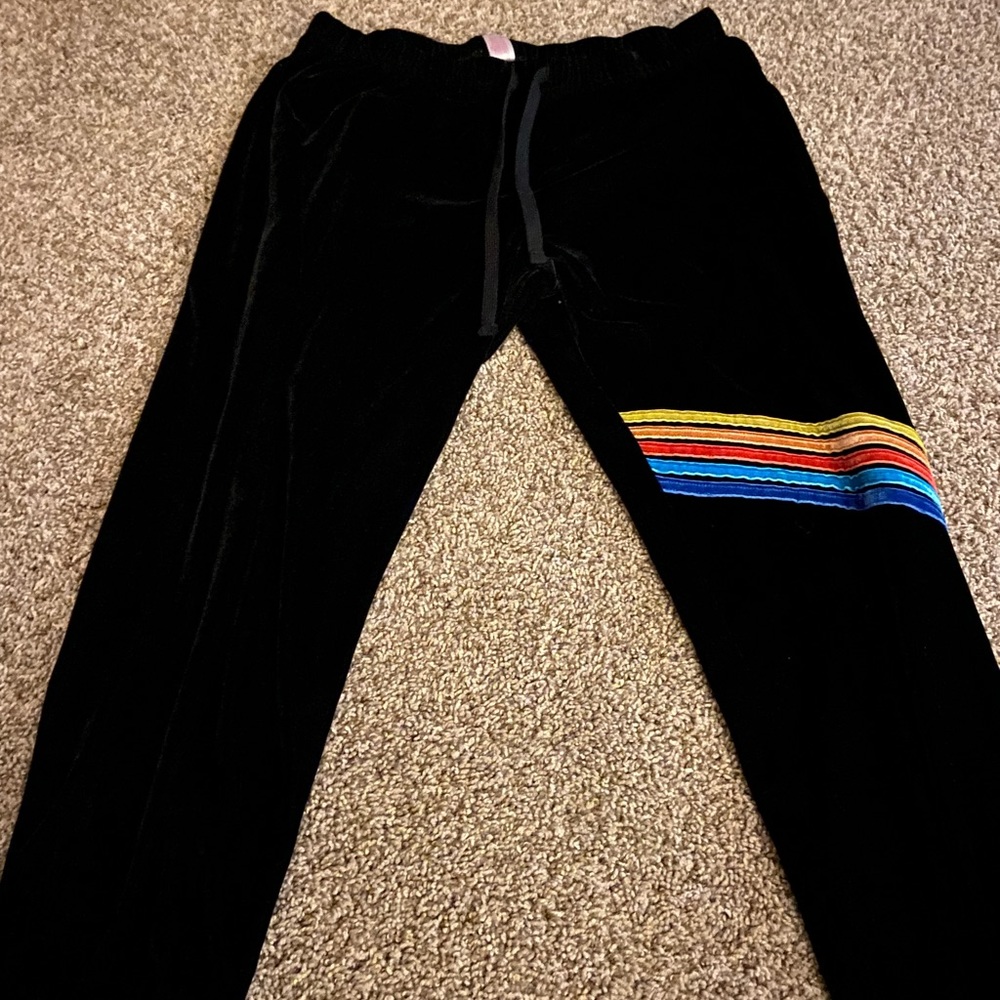 Velvet joggers